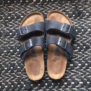 Black Oil Rubbed Birkenstocks